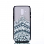 Etui plastikowe wytłoczone lotus do Samsung Galaxy A6 (2018) - przezroczyste