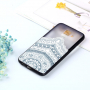 Etui plastikowe wytłoczone lotus do Samsung Galaxy A6 (2018) - przezroczyste