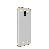 Mofi Guard etui plastikowe do Samsung Galaxy A6 (2018) - srebrne