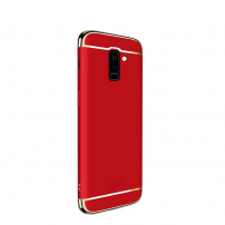 Mofi Guard etui plastikowe do Samsung Galaxy A6 Plus (2018) - czerwone