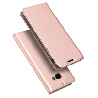 Dux Ducis Skin Pro pokrowiec flip do Samsung Galaxy J4 Plus - różowo-złoty