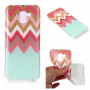 Etui plastikowe zig-zag do Samsung Galaxy J6 (2018) - turkusowe
