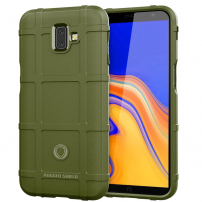 Odporne na wstrząsy etui plastikowe do Samsung Galaxy J6 Plus - zielone