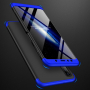Gkk Odporne etui do Samsung Galaxy A7 (2018) - niebiesko-czarne