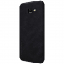 Nillkin Qin pokrowiec skórzany flip do Samsung Galaxy J4 Plus - czarny