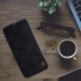 Nillkin Qin pokrowiec skórzany flip do Samsung Galaxy J4 Plus - czarny
