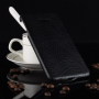 Etui skórzane z teksturą krokodyla do Samsung Galaxy J4 Plus - czarne