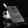 Litchi Skin etui skórzane do Samsung Galaxy J4 Plus - szare