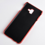 Litchi Skin etui skórzane do Samsung Galaxy J6 Plus - czerwone