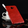 Litchi Skin etui skórzane do Samsung Galaxy J6 Plus - czerwone
