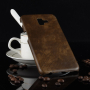 Litchi Skin etui skórzane do Samsung Galaxy J6 Plus - brązowe
