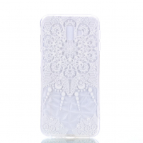 Etui plastikowe mandala do Samsung Galaxy J6 Plus - przezroczyste