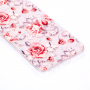 Etui plastikowe wytłoczone kwiaty do Samsung Galaxy J4 Plus - przezroczyste