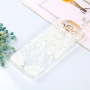 Etui plastikowe wytłoczone mandala do Samsung Galaxy J4 Plus - przezroczyste