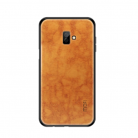 Mofi etui skórzane do Samsung Galaxy J6 Plus - brązowe