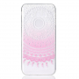 Etui plastikowe różowy lotus do Samsung Galaxy J4 Plus - przezroczyste