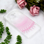 Etui plastikowe różowy lotus do Samsung Galaxy J4 Plus - przezroczyste