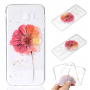 Etui plastikowe kwiat do Samsung Galaxy J4 Plus - przezroczyste