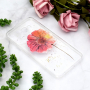 Etui plastikowe kwiat do Samsung Galaxy J4 Plus - przezroczyste