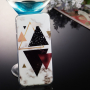 Etui plastikowe mozaika do Samsung Galaxy J4 Plus - białe
