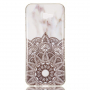 Etui plastikowe mandala do Samsung Galaxy J4 Plus - białe