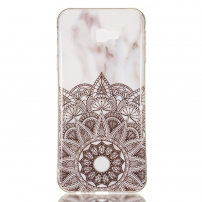 Etui plastikowe mandala do Samsung Galaxy J4 Plus - białe