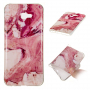 Etui plastikowe marmur do Samsung Galaxy J4 Plus - czerwone