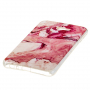 Etui plastikowe marmur do Samsung Galaxy J4 Plus - czerwone
