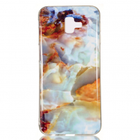 Etui plastikowe marmur do Samsung Galaxy J6 Plus - turkusowe