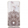 Etui plastikowe mandala do Samsung Galaxy A7 (2018) - białe