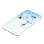 Etui plastikowe pingwiny do Samsung Galaxy J6 Plus - przezroczyste