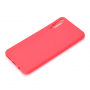Etui plastikowe Frosted do Samsung Galaxy A7 (2018) - czerwone