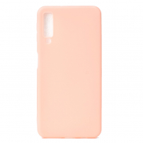 Etui plastikowe Frosted do Samsung Galaxy A7 (2018) - różowe