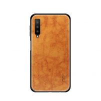 Mofi etui skórzane do Samsung Galaxy A7 (2018) - brązowe