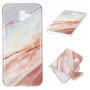 Etui plastikowe marmur do Samsung Galaxy J6 Plus - brązowe