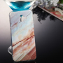 Etui plastikowe marmur do Samsung Galaxy J6 Plus - brązowe