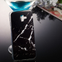 Etui plastikowe marmur do Samsung Galaxy J6 Plus - czarno-białe