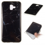 Etui plastikowe marmur do Samsung Galaxy J6 Plus - czarne