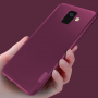 X-Level etui plastikowe Frosted do Samsung Galaxy A6 (2018) - bordowe