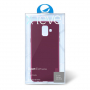 X-Level etui plastikowe Frosted do Samsung Galaxy A6 (2018) - bordowe