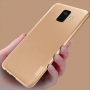 X-Level etui plastikowe Frosted do Samsung Galaxy A6 (2018) - złote