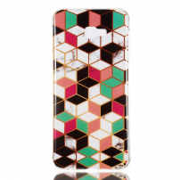 Etui plastikowe mozaika do Samsung Galaxy J4 Plus - kolorowe
