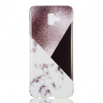 Etui plastikowe mozaika do Samsung Galaxy J6 Plus - szare