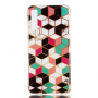 Etui plastikowe mozaika do Samsung Galaxy A7 (2018) - kolorowe