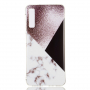 Etui plastikowe mozaika do Samsung Galaxy A7 (2018) - szare