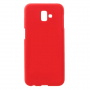 Goospery etui plastikowe matowe do Samsung Galaxy J6 Plus - czerwone