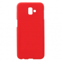 Goospery etui plastikowe matowe do Samsung Galaxy J6 Plus - czerwone