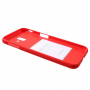 Goospery etui plastikowe matowe do Samsung Galaxy J6 Plus - czerwone