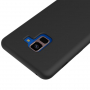 Etui silikonowe Liquid do Samsung Galaxy A8 Plus (2018) - czarne