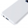 Etui silikonowe Liquid do Samsung Galaxy A8 Plus (2018) - białe